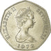 Coin, Seychelles, 5 Rupees, 1972, British Royal Mint, AU(55-58), Copper-nickel