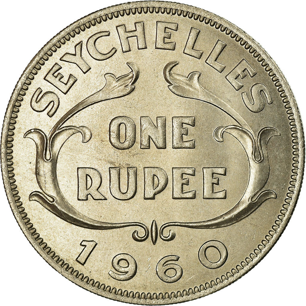 Coin, Seychelles, Rupee, 1960, AU(55-58), Copper-nickel, KM:13