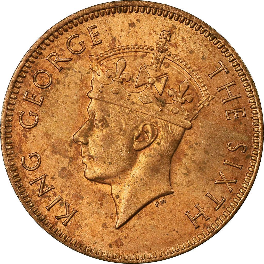 Coin, Seychelles, 2 Cents, 1948, EF(40-45), Bronze, KM:6