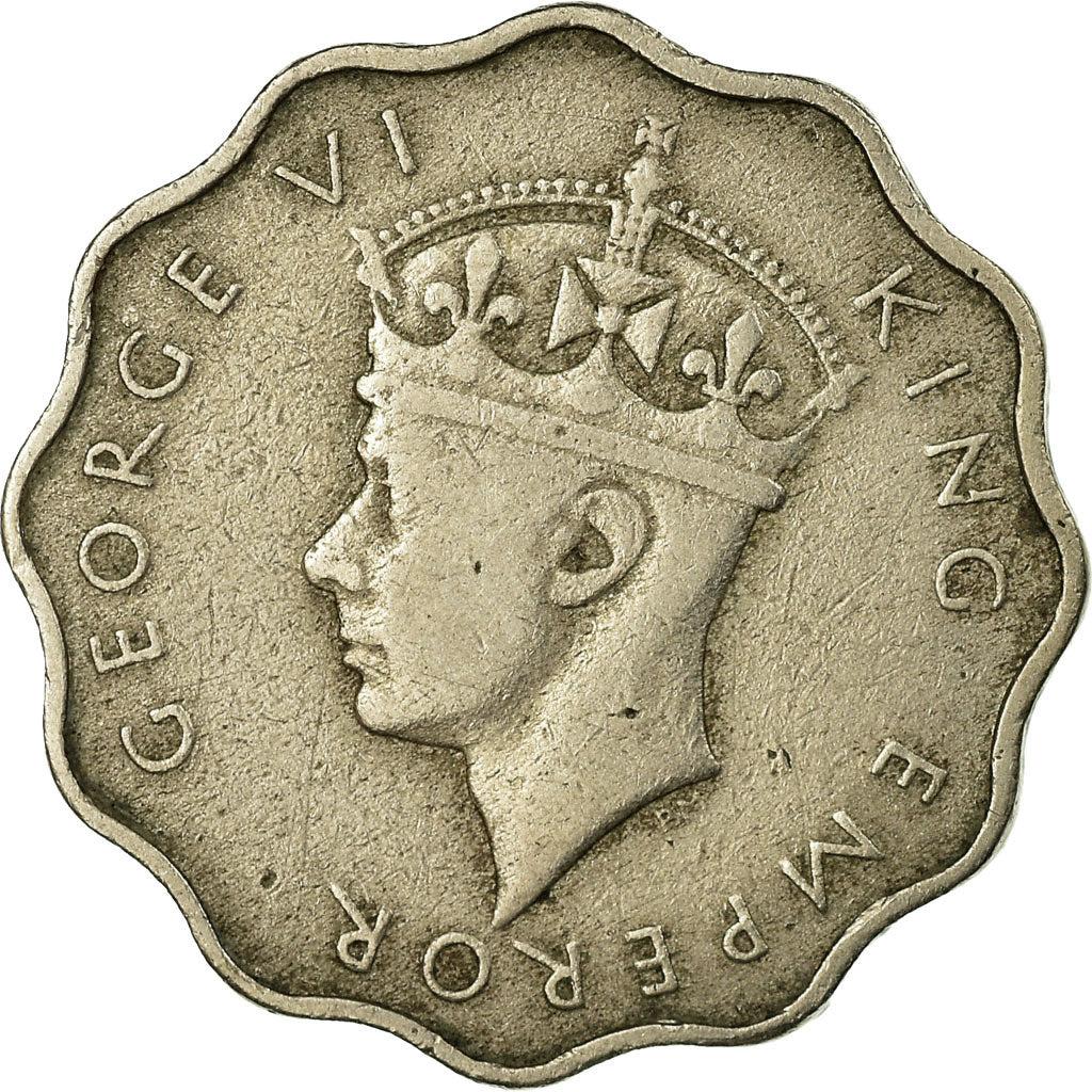 Coin, Seychelles, 10 Cents, 1939, EF(40-45), Copper-nickel, KM:1