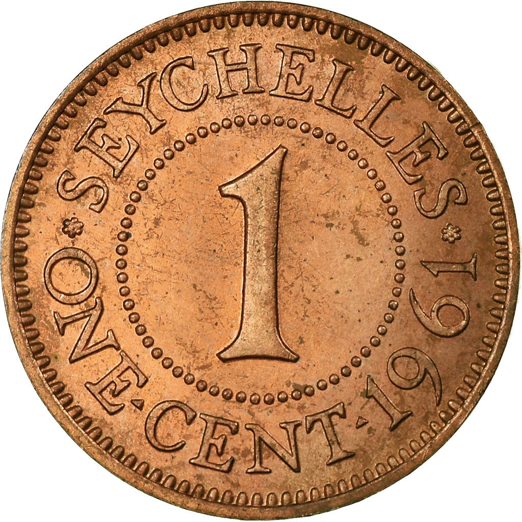 Moneta, Seychelles, Cent, 1961, BB, Bronzo, KM:14