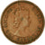 Moneda, Mauricio, Elizabeth II, 2 Cents, 1971, MBC, Bronce, KM:32