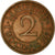 Coin, Mauritius, Elizabeth II, 2 Cents, 1971, EF(40-45), Bronze, KM:32