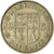 Moneta, Mauritius, George VI, Rupee, 1951, BB, Rame-nichel, KM:29.1