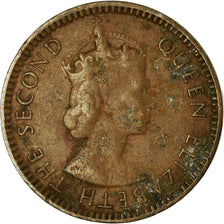 Coin, Mauritius, Elizabeth II, Cent, 1953, VF(30-35), Bronze, KM:31
