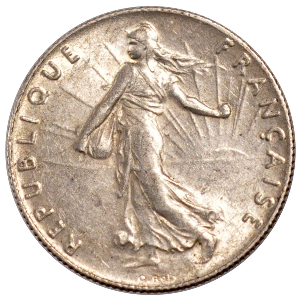 Moneta, Francia, Semeuse, 50 Centimes, 1913, SPL, Argento, Gadoury:420