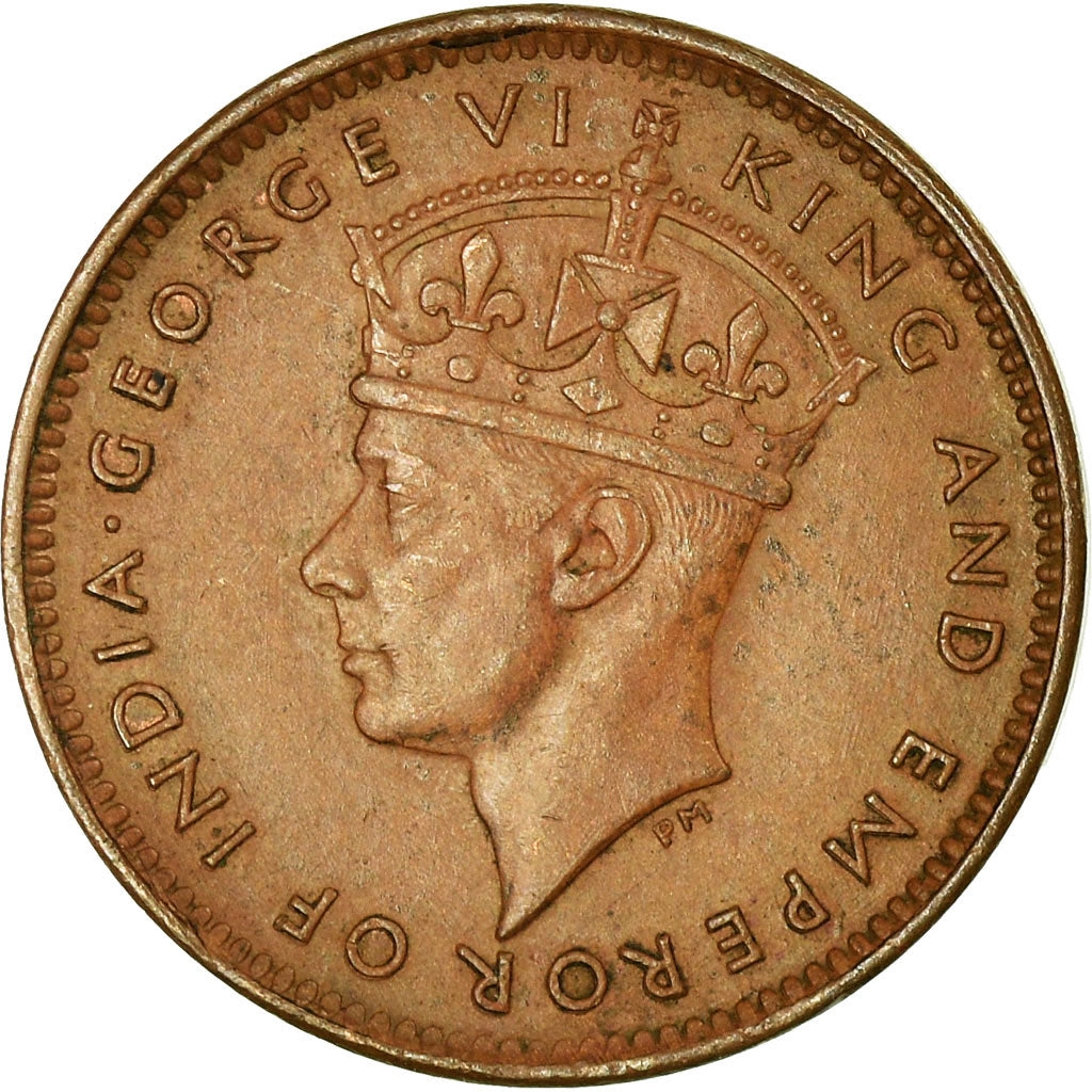 Coin, Mauritius, George VI, Cent, 1947, Pretoria, EF(40-45), Bronze, KM:21