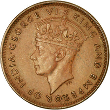 Coin, Mauritius, George VI, Cent, 1947, Pretoria, EF(40-45), Bronze, KM:21