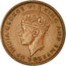 Coin, Mauritius, George VI, Cent, 1947, Pretoria, EF(40-45), Bronze, KM:21