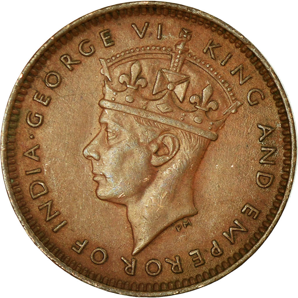 Moneta, Mauritius, George VI, Cent, 1946, Pretoria, BB, Bronzo, KM:21