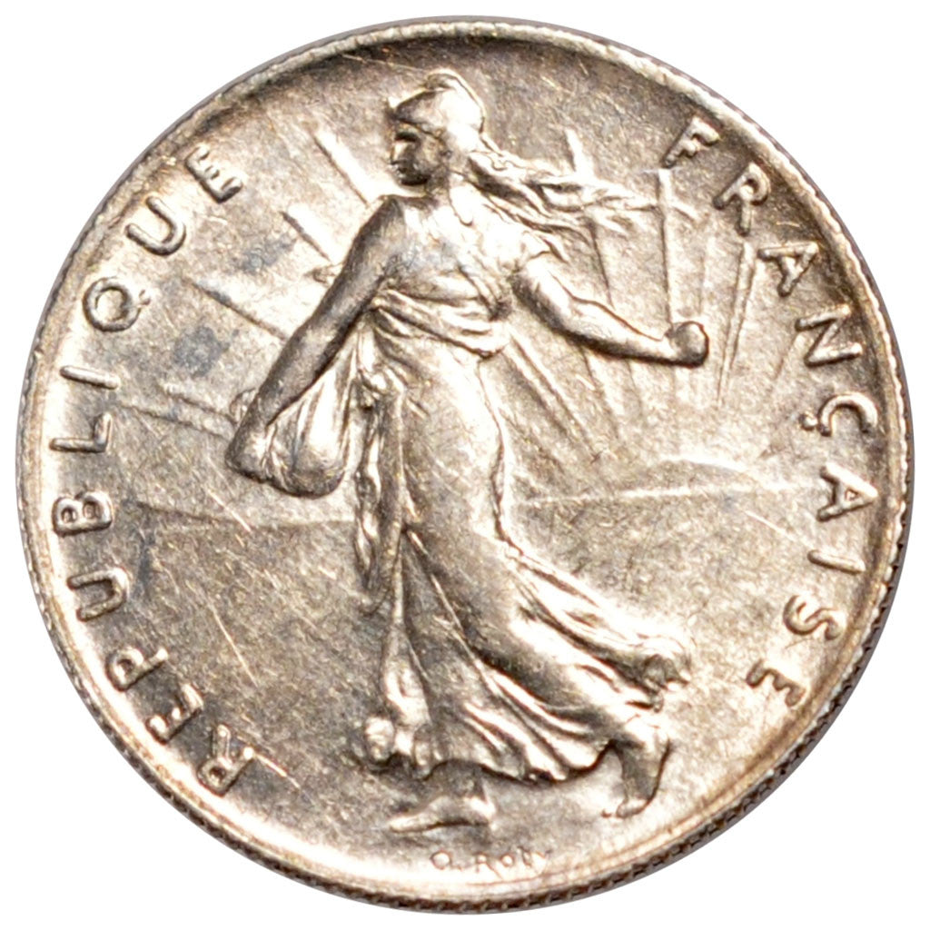 Coin, France, Semeuse, 50 Centimes, 1909, AU(55-58), Silver, Gadoury:420