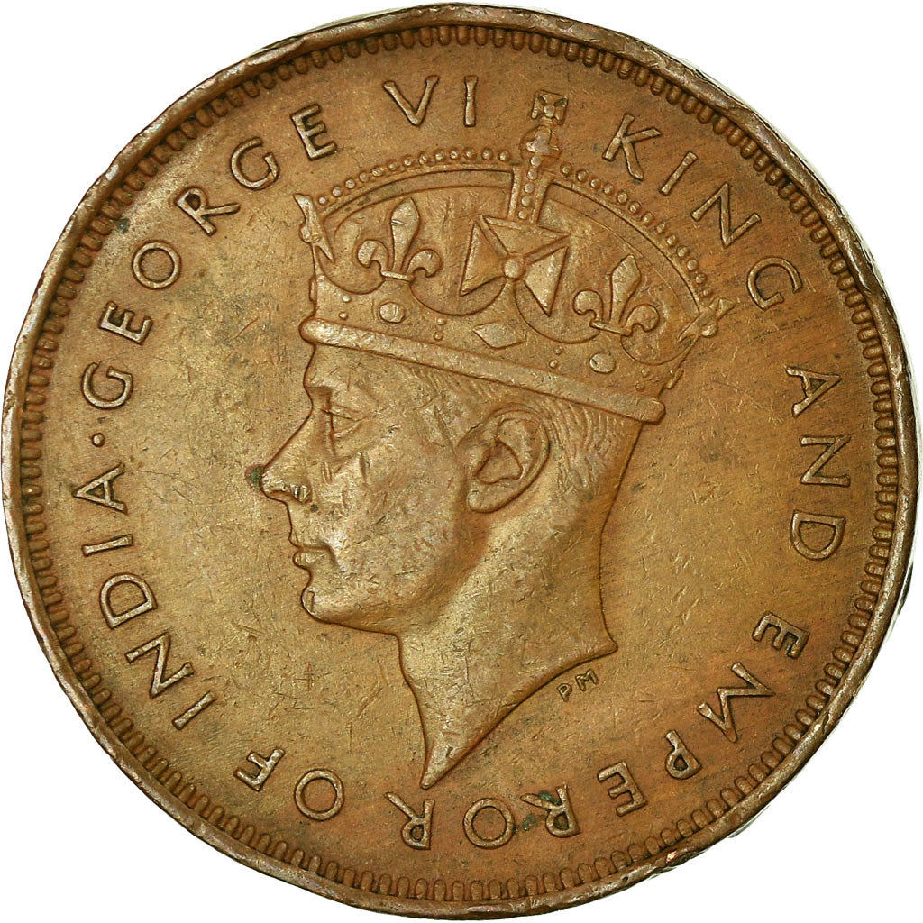 Moneta, Mauritius, George VI, 5 Cents, 1945, Pretoria, BB, Bronzo, KM:20