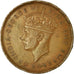 Moneta, Mauritius, George VI, 5 Cents, 1945, Pretoria, BB, Bronzo, KM:20