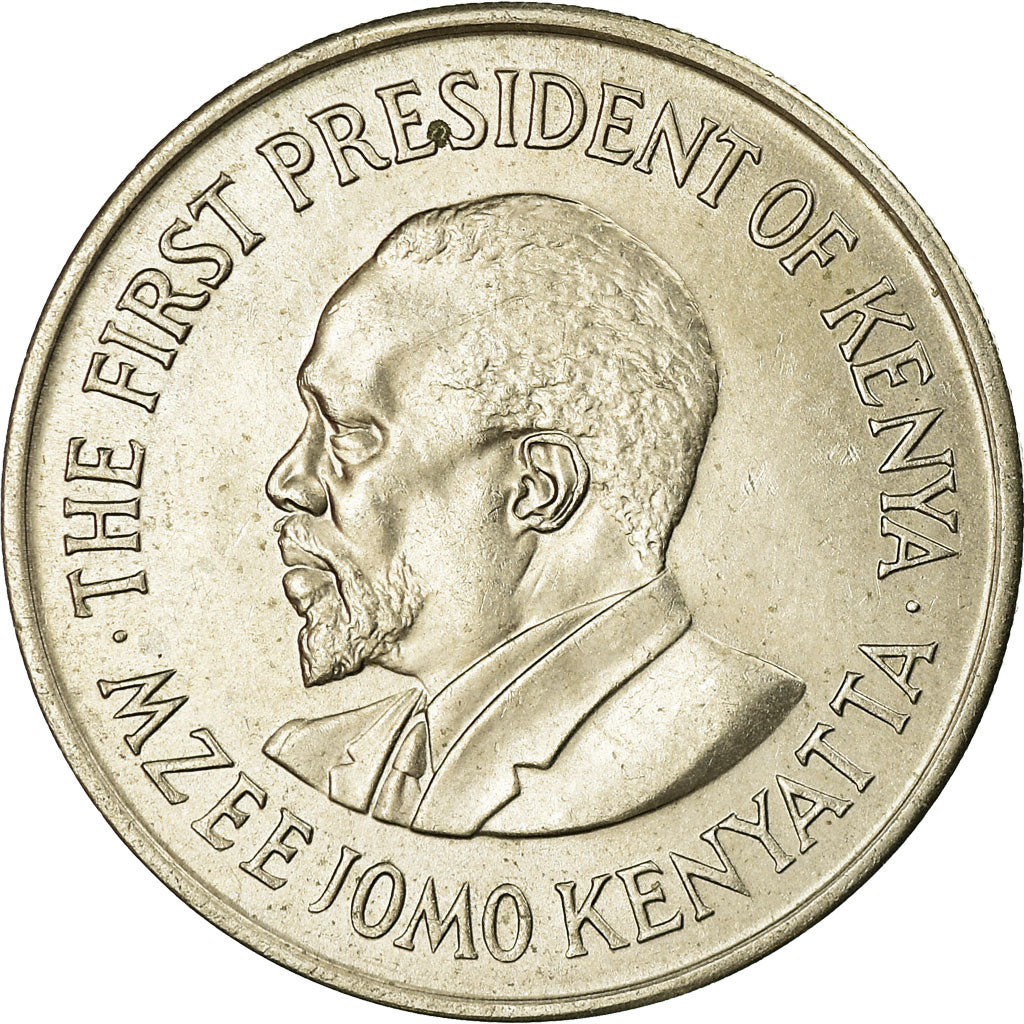 Coin, Kenya, Shilling, 1969, AU(55-58), Copper-nickel, KM:14