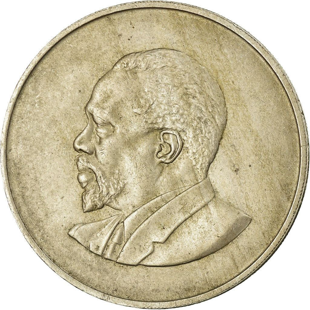 Coin, Kenya, 2 Shillings, 1968, EF(40-45), Copper-nickel, KM:6