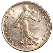 FRANCE, Semeuse, 50 Centimes, 1906, Paris, KM #854, MS(60-62), Silver, 18.1,...