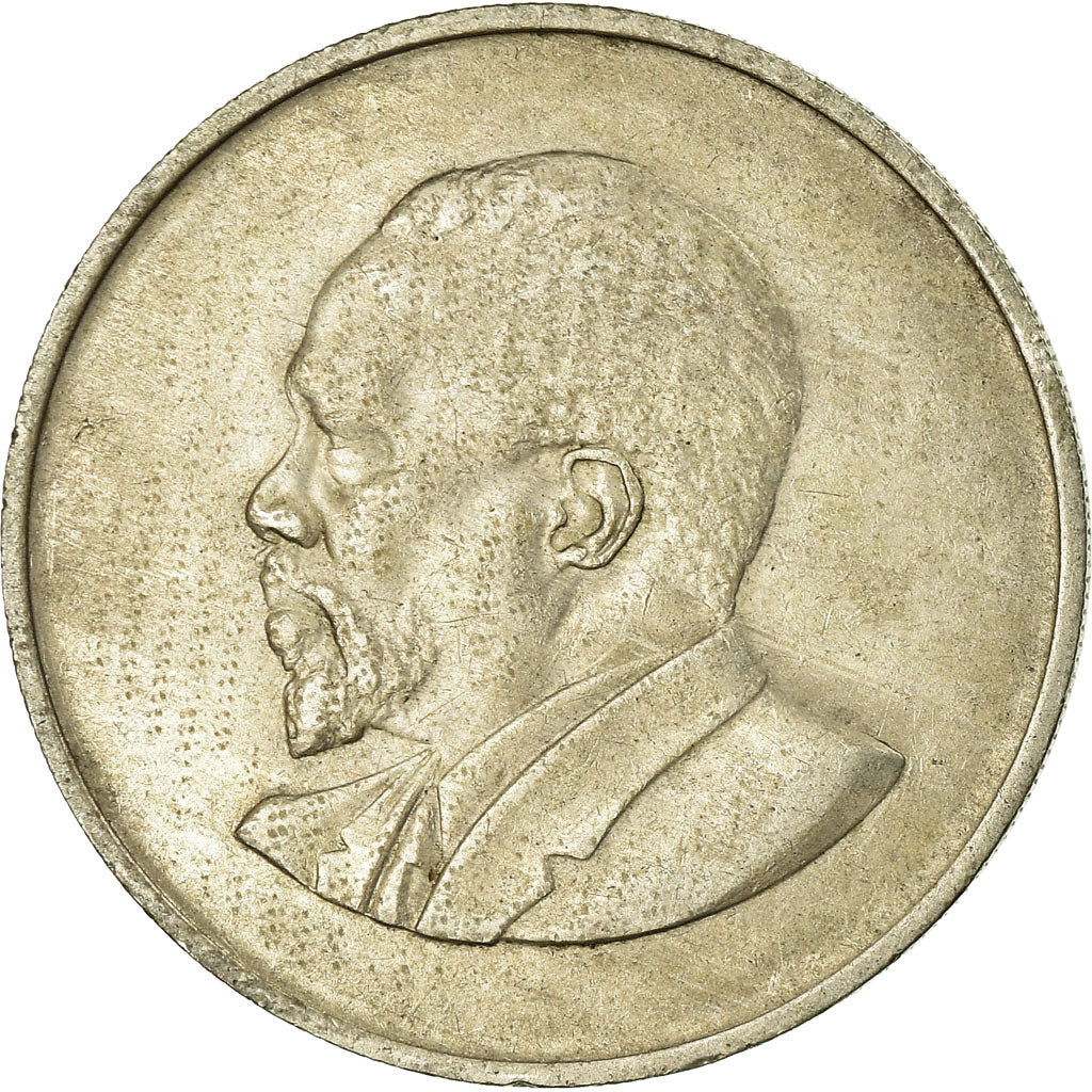 Münze, Kenya, Shilling, 1967, SS, Copper-nickel, KM:5
