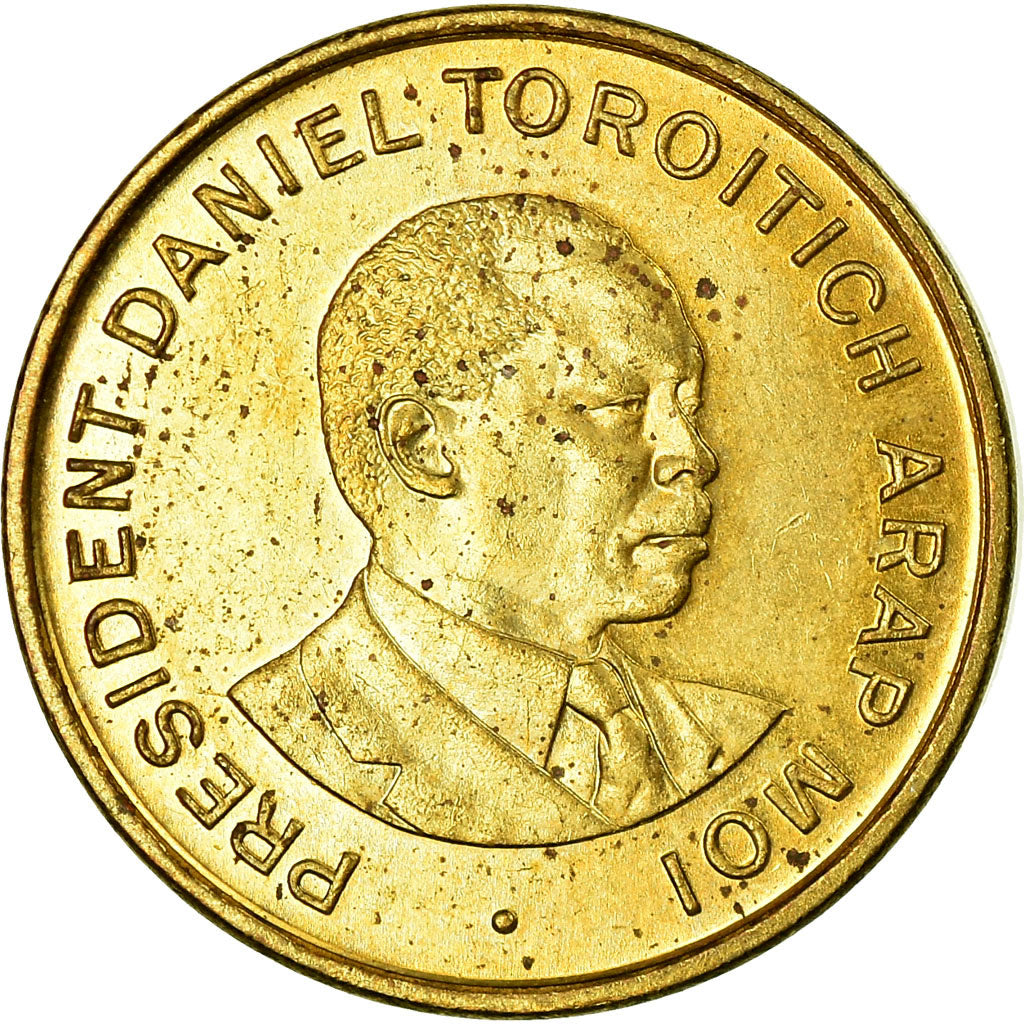 Münze, Kenya, 50 Cents, 1995, SS, Brass plated steel, KM:28