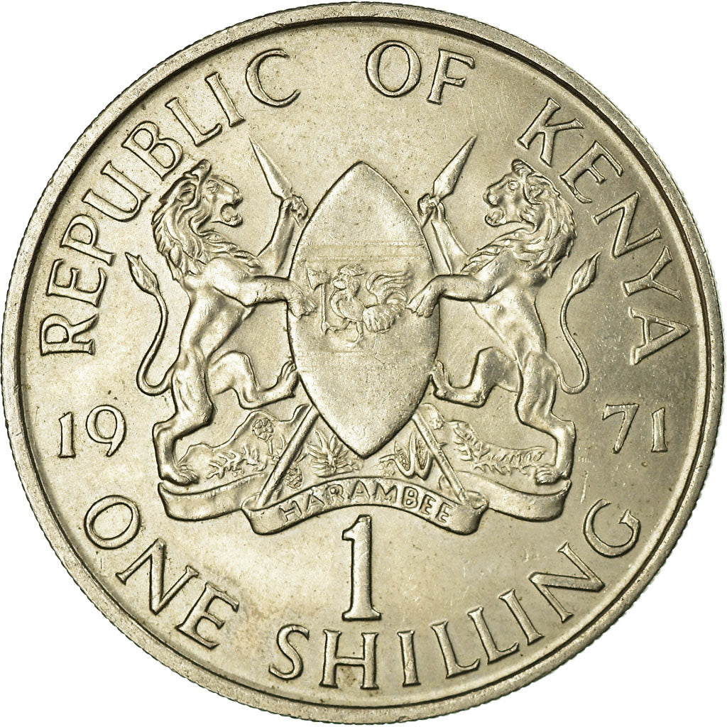 Monnaie, Kenya, Shilling, 1971, SUP, Copper-nickel, KM:14