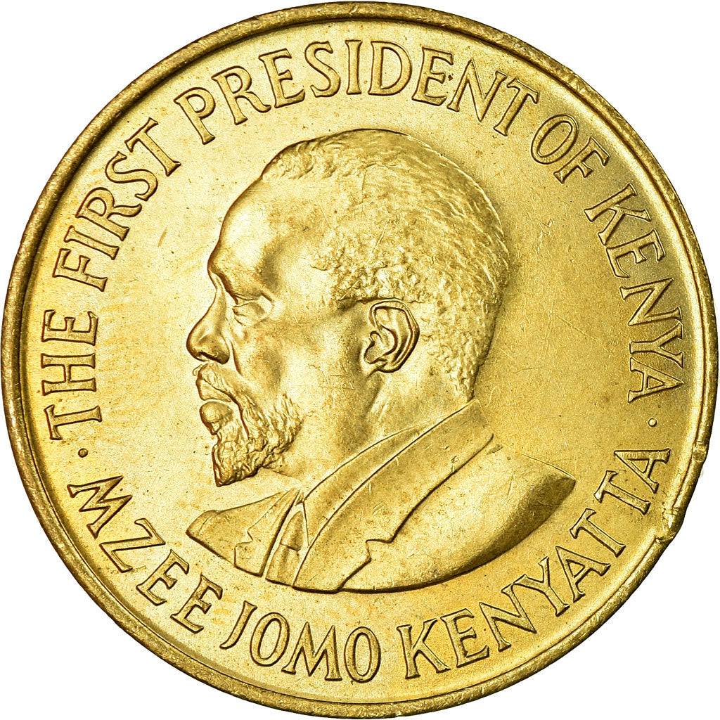 Coin, Kenya, 5 Cents, 1970, AU(55-58), Nickel-brass, KM:10