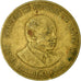 Münze, Kenya, 10 Cents, 1989, British Royal Mint, S+, Nickel-brass, KM:18