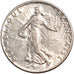 FRANCE, Semeuse, 50 Centimes, 1904, Paris, KM #854, AU(50-53), Silver, 18.1,...