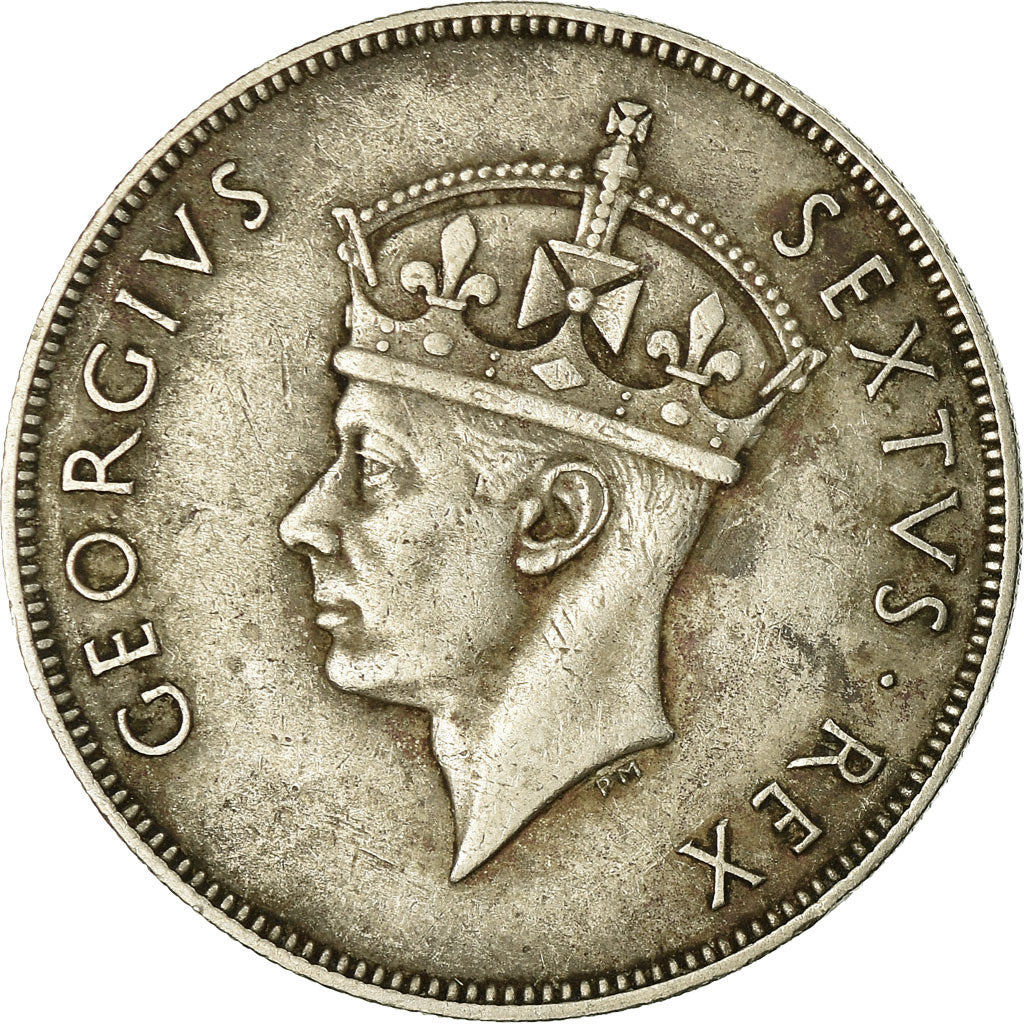 Coin, EAST AFRICA, George VI, Shilling, 1950, EF(40-45), Copper-nickel, KM:31