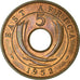 Coin, EAST AFRICA, George VI, 5 Cents, 1952, EF(40-45), Bronze, KM:33