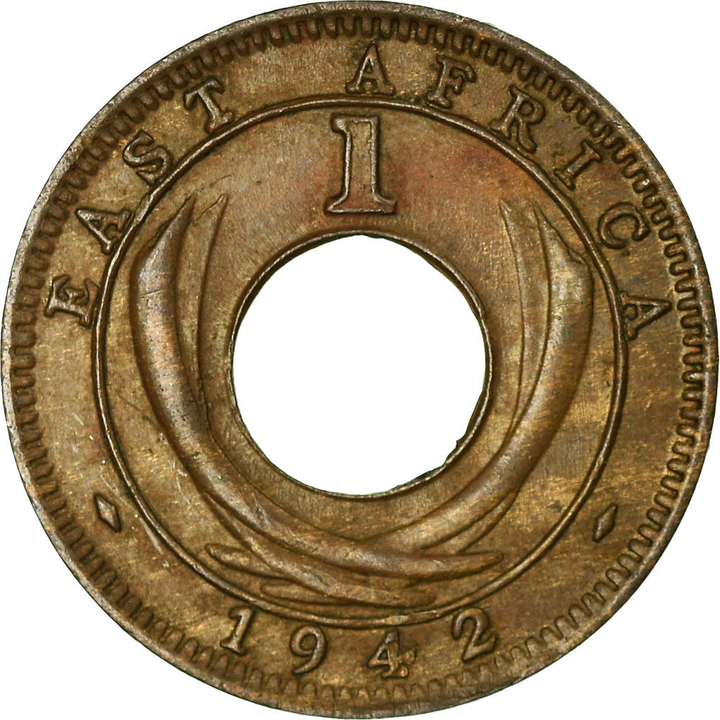 Münze, EAST AFRICA, George VI, Cent, 1942, SS, Bronze, KM:29