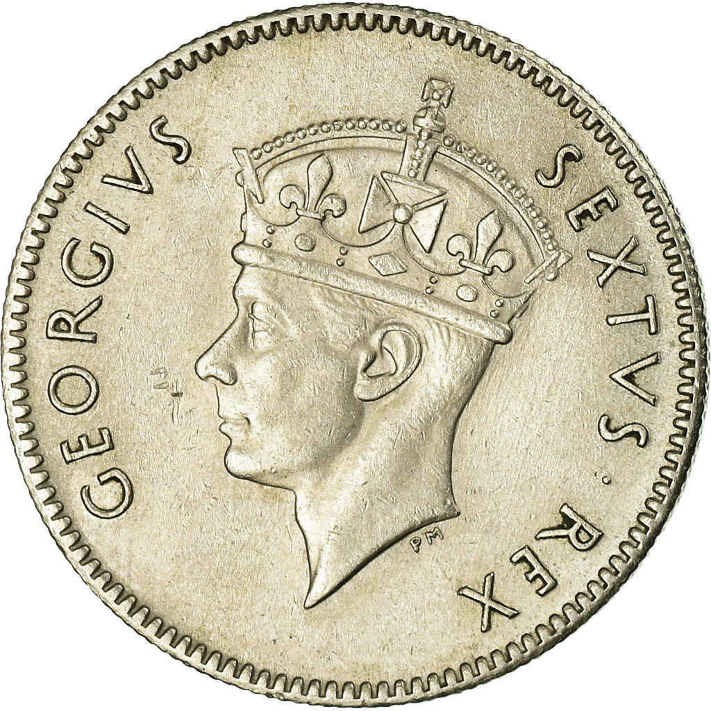 Coin, EAST AFRICA, George VI, 50 Cents, 1949, EF(40-45), Copper-nickel, KM:30
