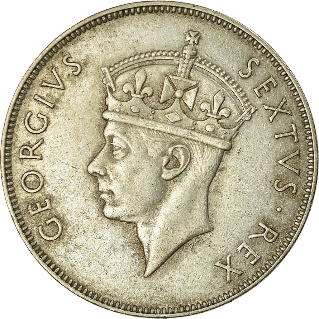 Munten, OOST AFRIKA, George VI, Shilling, 1949, ZF, Copper-nickel, KM:31