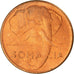 Coin, Somalia, 5 Centesimi, 1950, AU(55-58), Copper, KM:2