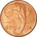 Coin, Somalia, 10 Centesimi, 1950, AU(55-58), Copper, KM:3