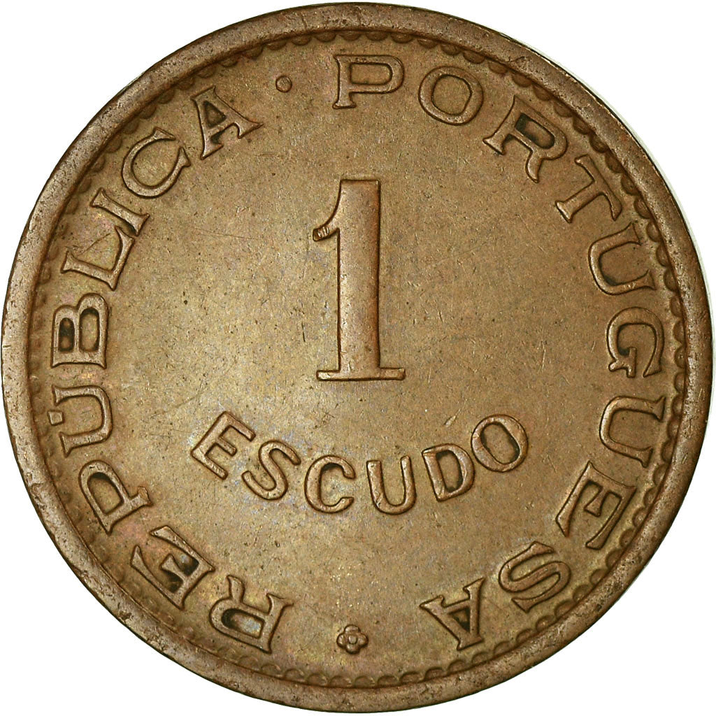 Coin, Mozambique, Escudo, 1953, VF(30-35), Bronze, KM:82