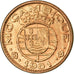 Coin, Mozambique, 20 Centavos, 1961, AU(55-58), Bronze, KM:85