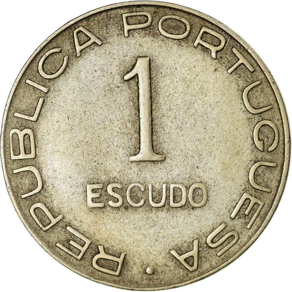 Coin, Mozambique, Escudo, 1936, EF(40-45), Copper-nickel, KM:66