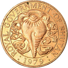 Coin, Bhutan, 10 Chhertum, 1979, AU(55-58), Bronze, KM:46