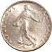 FRANCE, Semeuse, 50 Centimes, 1919, Paris, KM #854, MS(60-62), Silver, 18.1,...