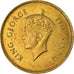 Coin, Ceylon, George VI, 50 Cents, 1951, AU(55-58), Nickel-brass, KM:123