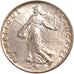 FRANCE, Semeuse, 50 Centimes, 1918, Paris, KM #854, MS(60-62), Silver, 18.1,...