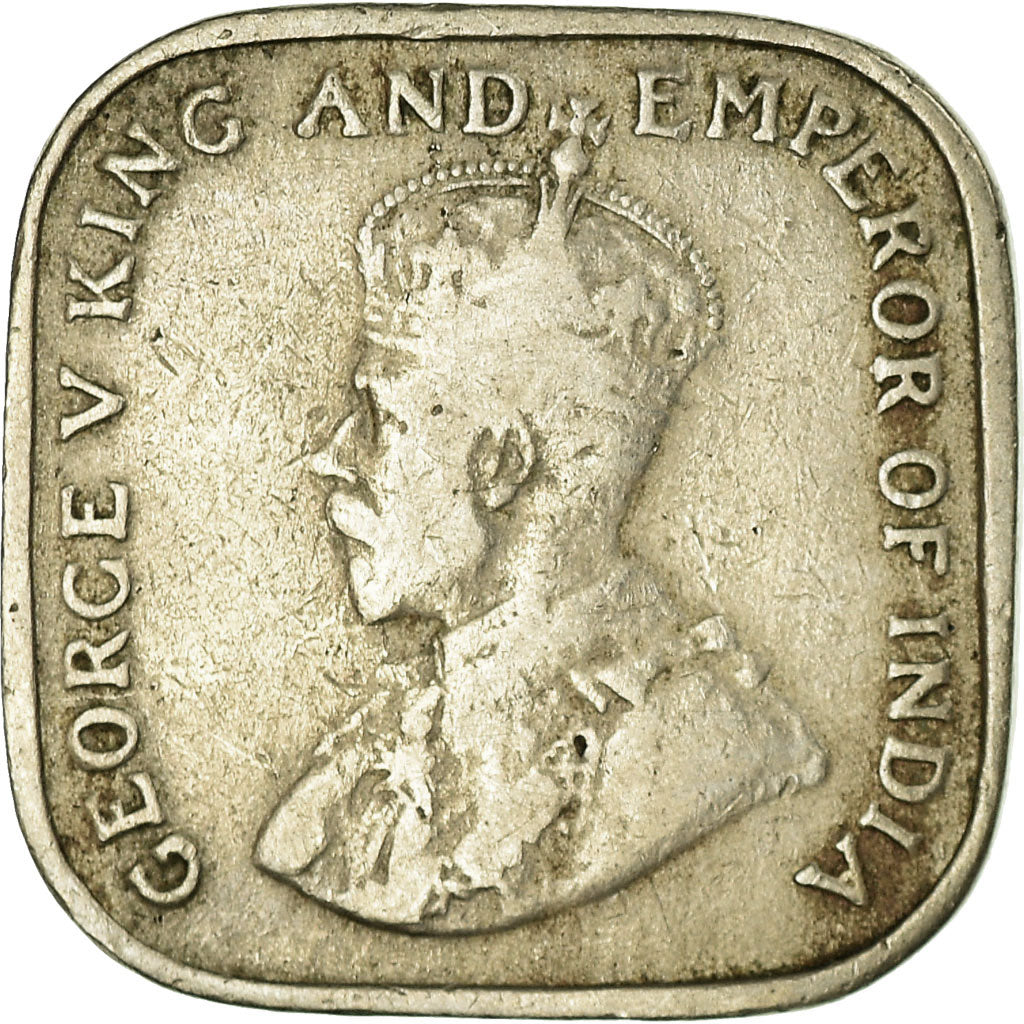 Coin, Ceylon, George V, 5 Cents, 1920, VF(30-35), Copper-nickel, KM:108