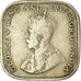 Coin, Ceylon, George V, 5 Cents, 1920, VF(30-35), Copper-nickel, KM:108