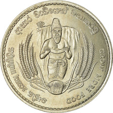 Coin, Ceylon, Elizabeth II, 2 Rupees, 1968, AU(55-58), Copper-nickel, KM:134