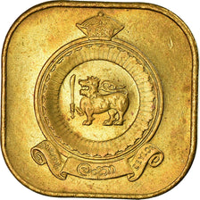 Münze, Ceylon, Elizabeth II, 5 Cents, 1963, VZ, Nickel-brass, KM:129