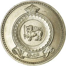 Monnaie, Ceylon, Elizabeth II, 50 Cents, 1963, SUP, Copper-nickel, KM:132