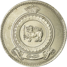 Coin, Ceylon, Elizabeth II, Rupee, 1963, AU(55-58), Copper-nickel, KM:133