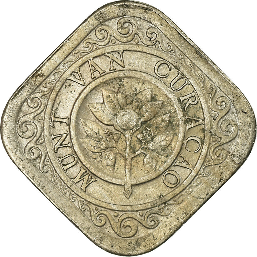 Coin, Curacao, 5 Cents, 1948, EF(40-45), Copper-nickel, KM:47