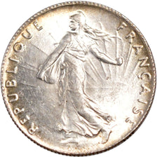 FRANCE, Semeuse, 50 Centimes, 1920, Paris, KM #854, MS(60-62), Silver, 18.1,...