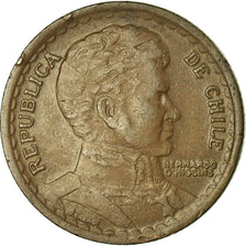 Moneda, Chile, Peso, 1949, BC+, Cobre, KM:179