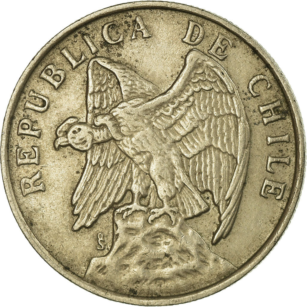 Moneda, Chile, 50 Centavos, 1976, MBC, Cobre - níquel, KM:206